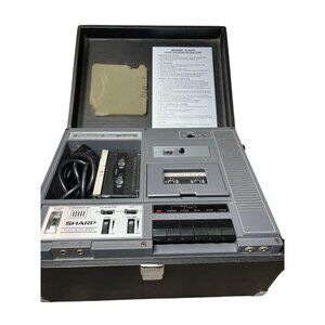 Vintage Sharp RD-680V Professional Series Cassette Recorder PlayerTested WORKING